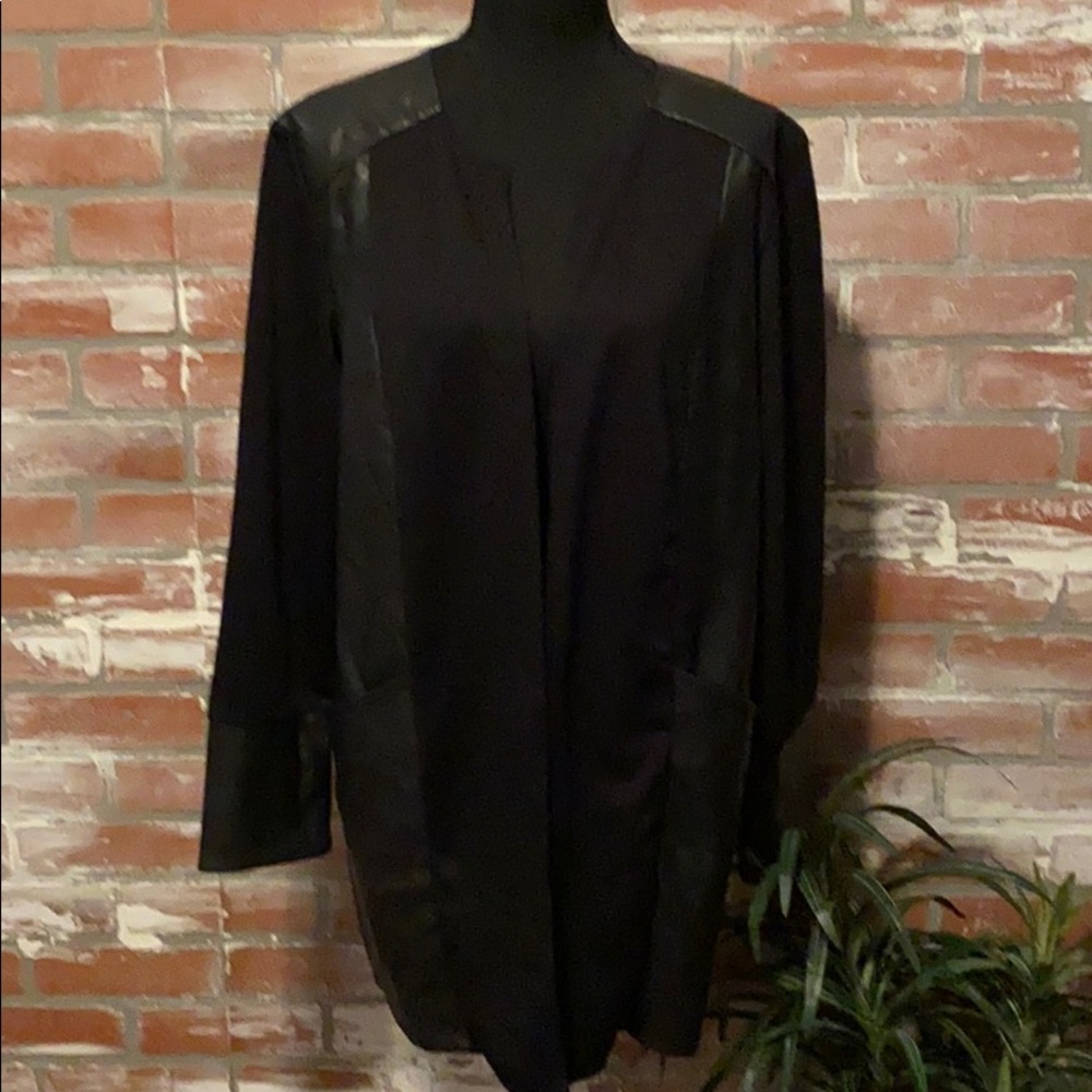 Faux leather blazer💓💓